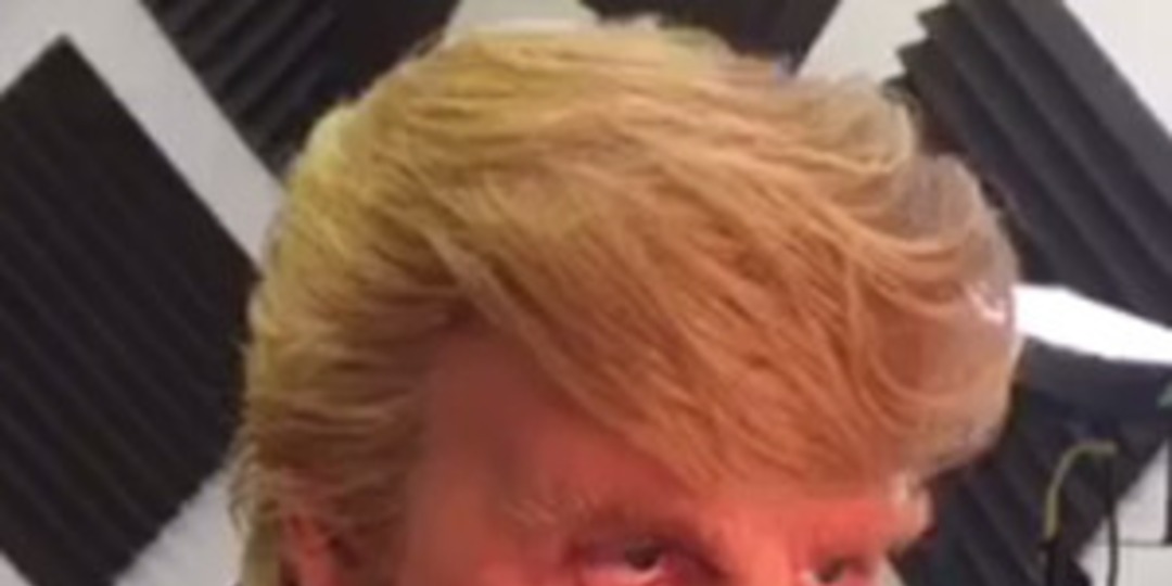 Johnny Depp Removing His Donald Trump Makeup Is So Disturbing E Online
